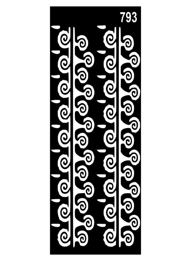 ORDERSHOCK Floral and Mandala Mehndi Sheets with Easy Application Format - Image 1